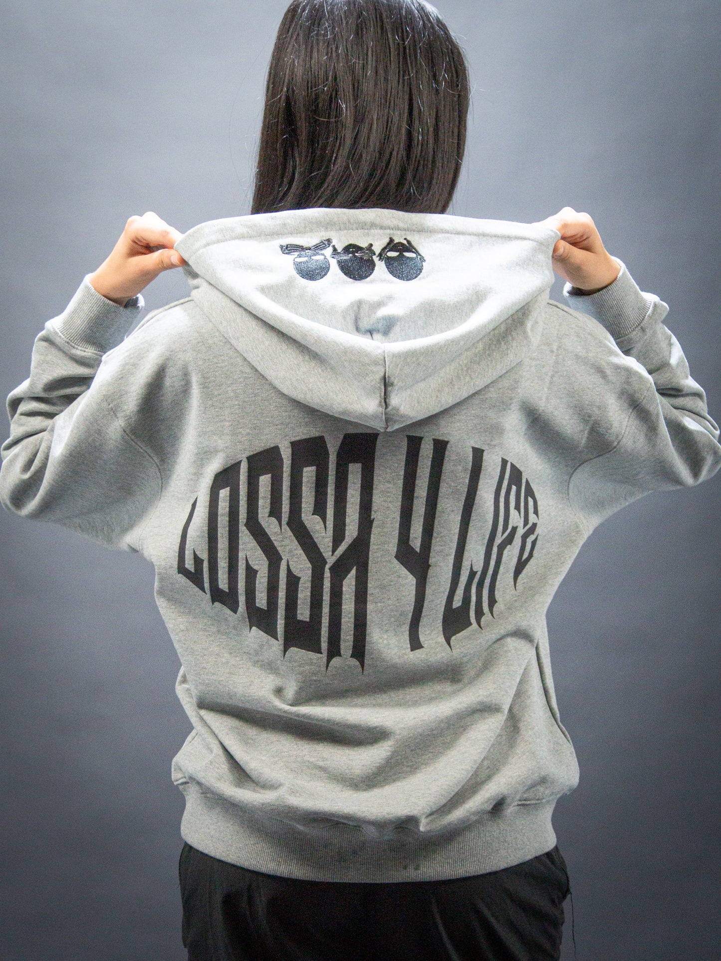 HOODIE LOSSA - GREY