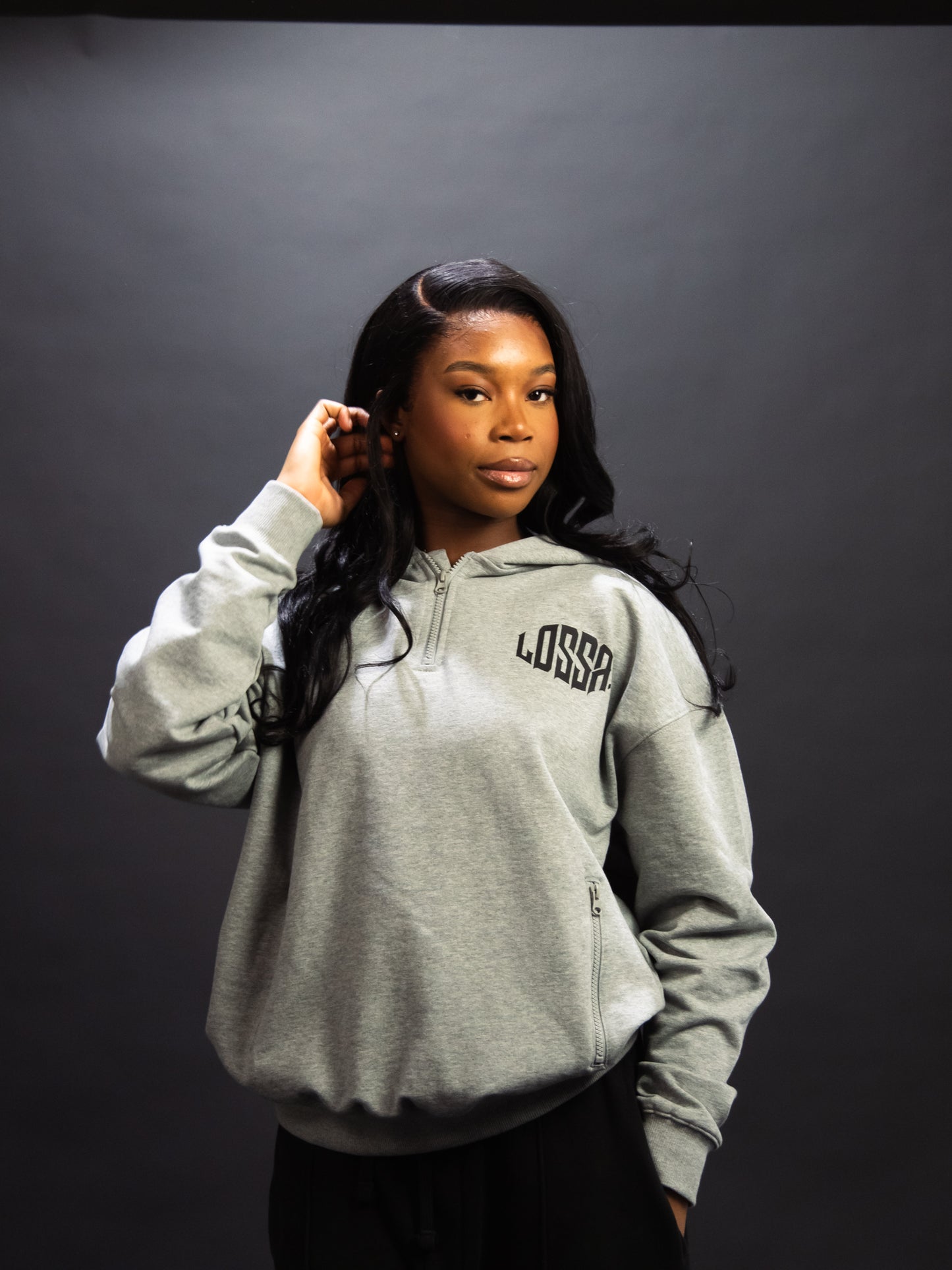 HOODIE LOSSA - GREY