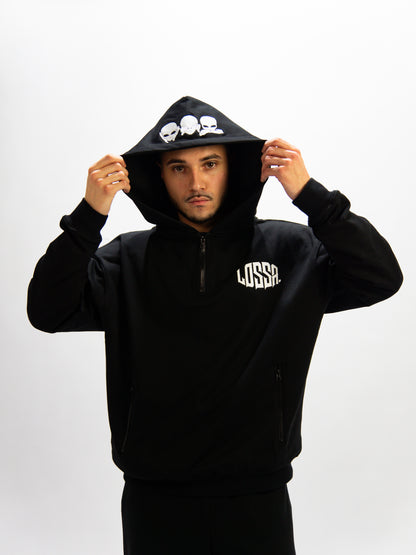 HOODIE LOSSA - BLACK