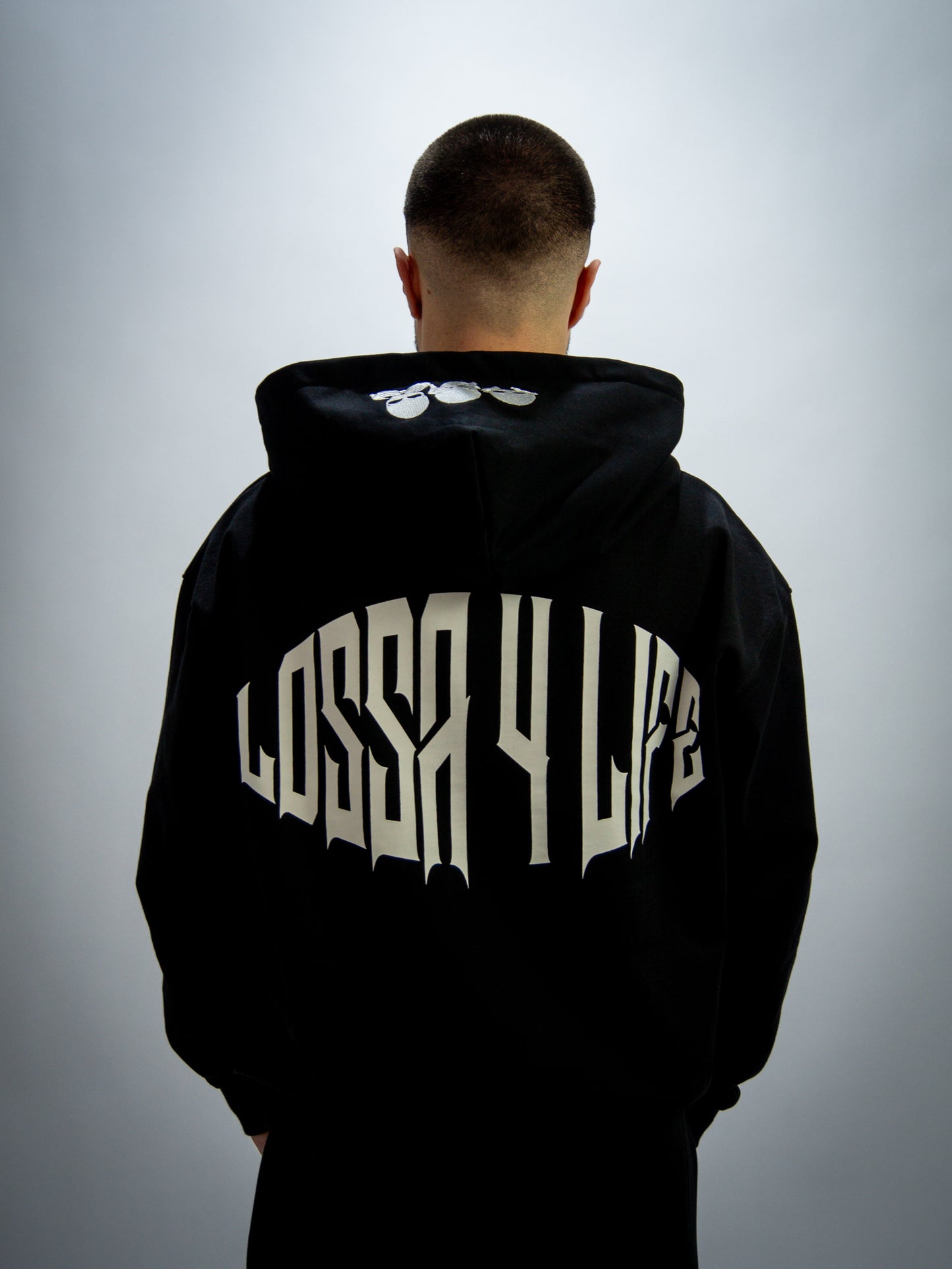 HOODIE LOSSA - BLACK