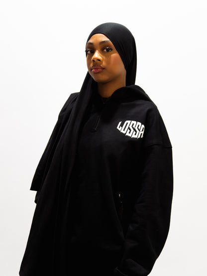 HOODIE LOSSA - BLACK