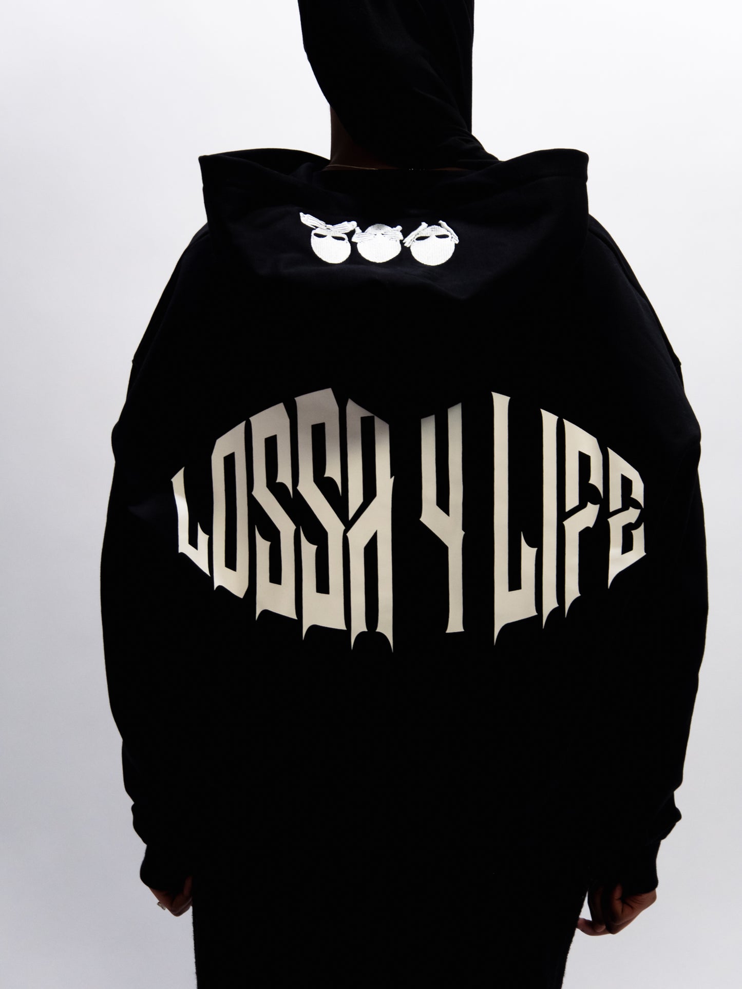 HOODIE LOSSA - BLACK